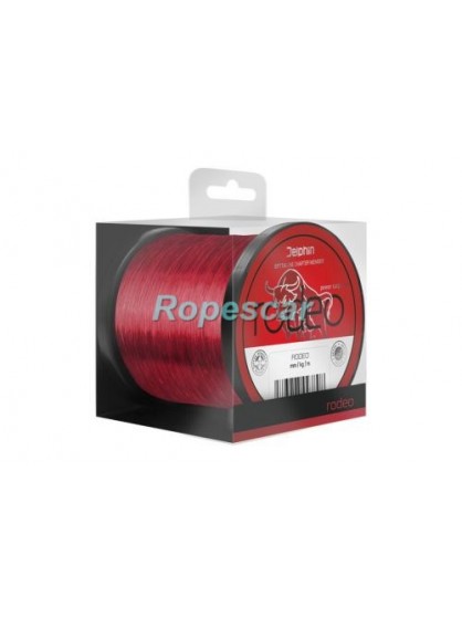 Monofilament Rodeo / rosu 0,25 mm./12 lbs./34800 M - Delphin